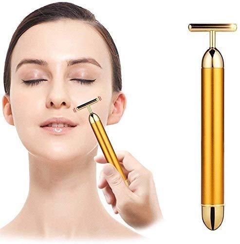 Wiso™ 24K Gold Energy Beauty Bar – Electric Facial Massage Roller
